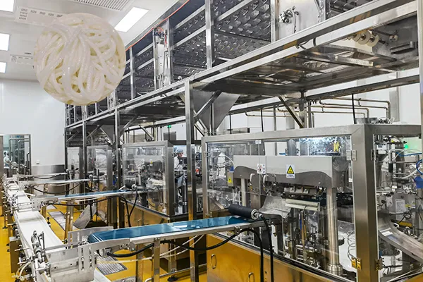 Linha de embalagem automática de macarrão de arroz